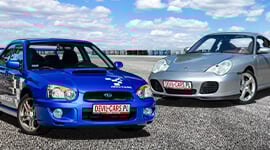 Subaru Impreza WRX vs. Porsche 911 Carrera 