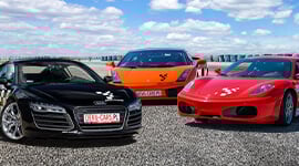 Lamborghini Gallardo vs. Ferrari F430 vs. Audi R8 