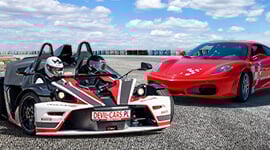 Ferrari F430 vs. KTM X BOW 