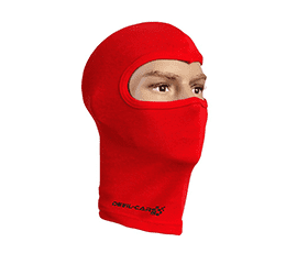 Czerwona kominiarka pod kask 