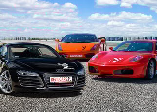 Lamborghini Gallardo vs. Ferrari F430 vs. Audi R8 